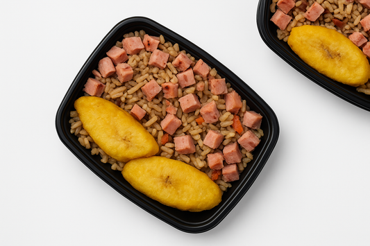 Arroz con Frijoles, Jamón y Amarillos