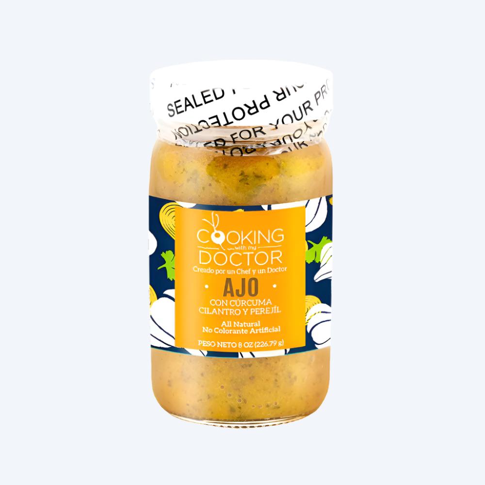 CWMD Ajo Molido con Curcuma 8oz