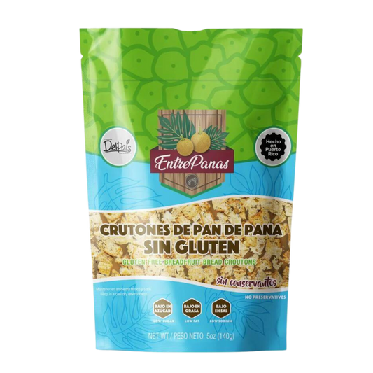 Crutones de Pan de Pana Sin Gluten Entre Panas 5oz